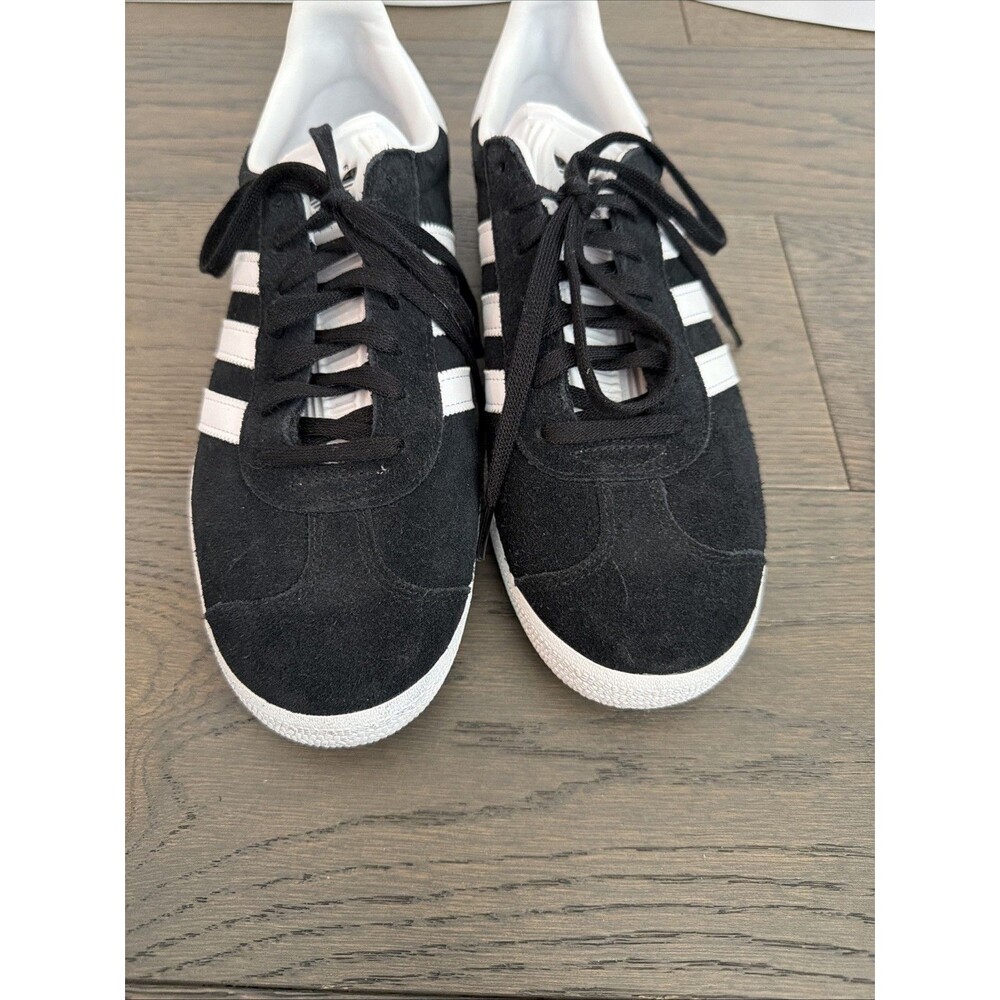 adidas Gazelle Black White Lace Up Low Top Sneakers Athletic Shoes Size 9 B2507 - Picture 7 of 7